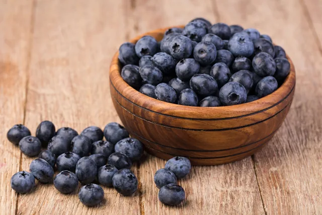 Fresh blueberries