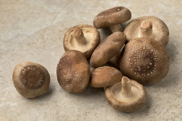 Fresh shiitake mushrooms